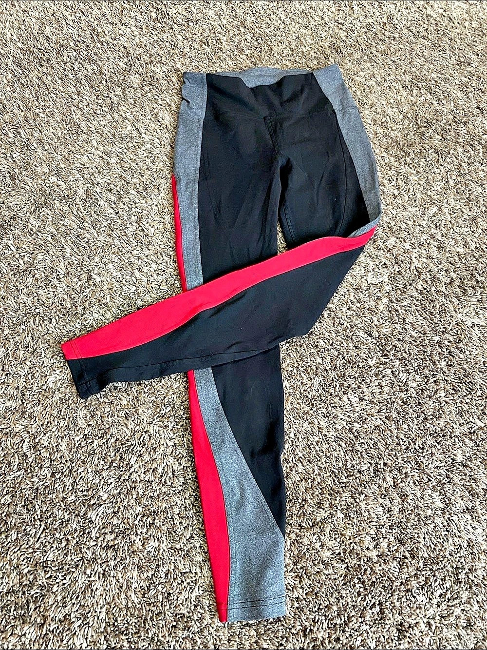 Lululemon Get Going Train Tight *28" Color Block Leggings Medium